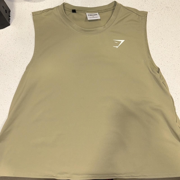 Stylish Beige Sleeveless Top - Picture 3 of 3